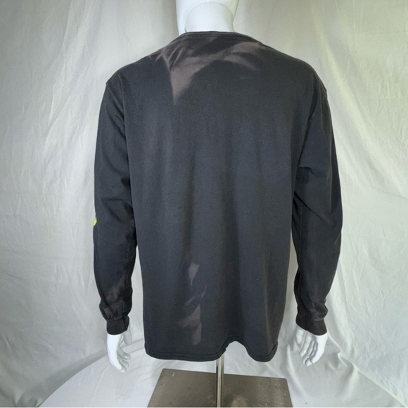 Nickelodeon Rugrats Naturally Sun Faded Black Distressed Long Sleeve Tee - Picture 5 of 8